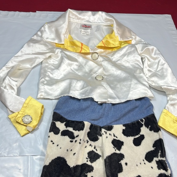 Toy Story JESSE Costume DISNEY 4 6X white western shirt cow print pants COWGIRL - Picture 2 of 12